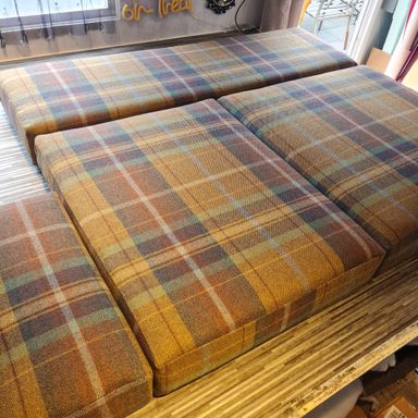 Campervan cushions