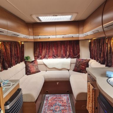 Motorhome curtains & scatter cushions
