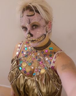 Halloween Treasure Chest makeup