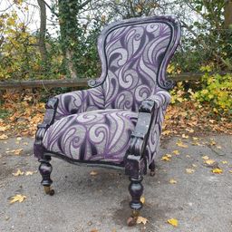 Commission upholstered chair